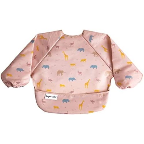 Amazon.com: Tiny Twinkle Mess Proof Baby Bib, Full Sleeve Bib Outfit, Waterproof Bib for Toddlers, Machine Washable, Tug Proof Closure : Baby
