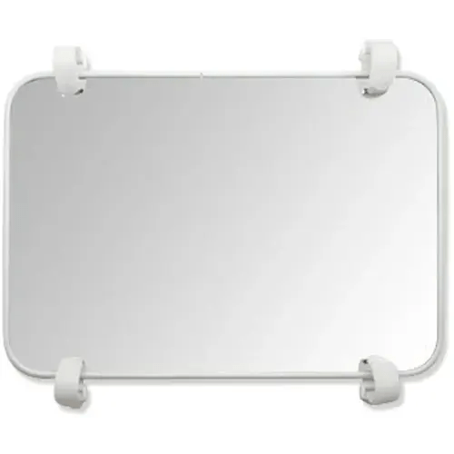 Baby Mirror, Large, Double-Sided with High Contrast Images, Baby Safe Mirror Perfect for Cribs, NICU Approved, Shatterproof, Medical Grade Rubber, Hospital Recommended, Bestselling Toy for Babies