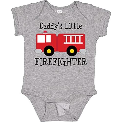 inktastic Daddy's Little Firefighter Baby Bodysuit