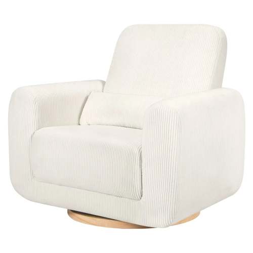 Tuba Extra Wide Swivel Glider - Ivory Corduroy