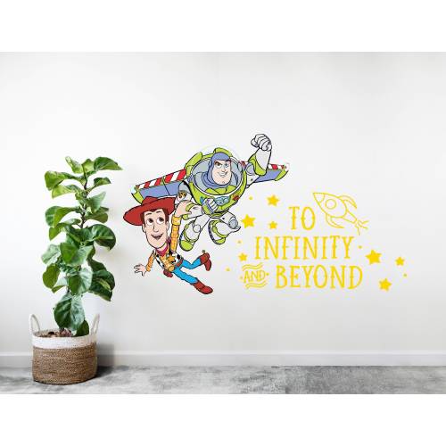 Toy Story Wall Decal To infinity and beyond Wall Sticker cus204