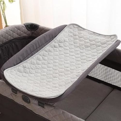 BlueSnail Washable Underpads,Waterproof,Soft, Portable and Reusable Incontinence Bed Pads for Toddler,Adults,Elderly and Pets (18" x 24" Pack of 3)(Ash Gray)
