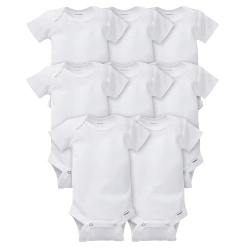 Gerber Baby Boys & Girls 8-Pack Short Sleeve Onesies Bodysuits
