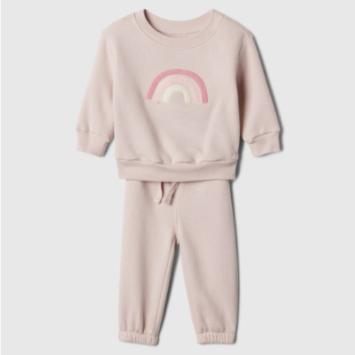Baby Fleece Two-Piece Outfit Set