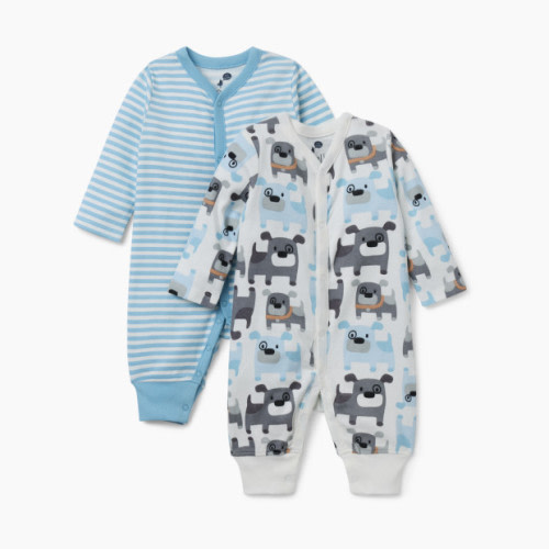 Small Story Romper (2 Pack) - Dapper Dogs, Newborn