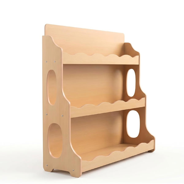 Wood Kids Bookshelf,Maplewood GrainPattern