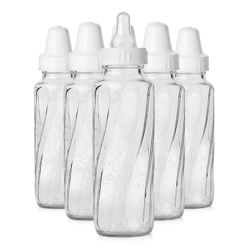 Evenflo 🍼 Classic Baby Bottles – 8oz/6 pack