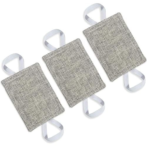 Door Silencer Padded Door Latch Cover, Baby Door Cushion Quiet Closer Door Lock Cover Universal Fit for No More Noise Light Sleeper Baby Nursery - 4 x 3 Inches, Light Grey, Set of 3