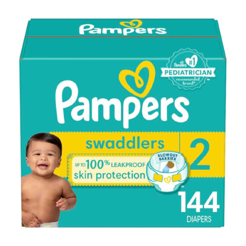 Pampers Swaddlers Diaper Size 2 144 Count