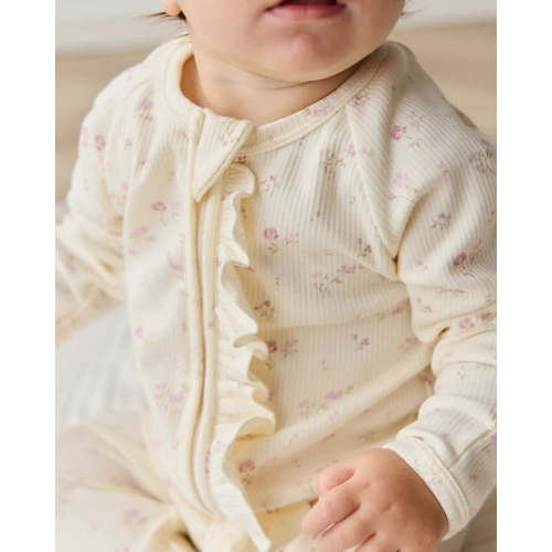 MELANIE ZIP ONEPIECE - 0-3m / caroline egret