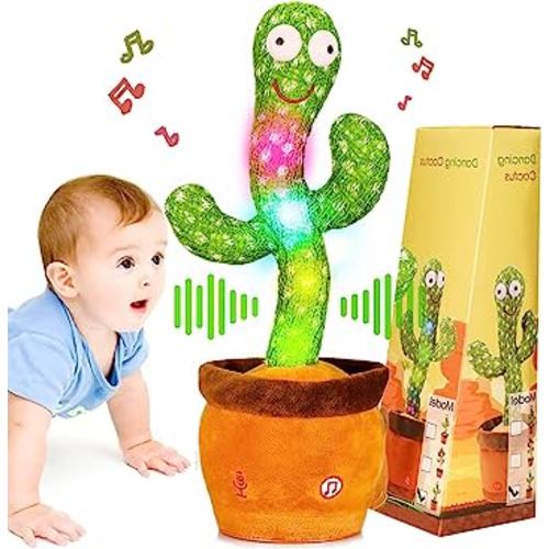 Amazon.com: Baby Dancing Cactus for Baby Toys Boys Girls, Dancing Cactus Mimicking Toy Talking Cactus Toy 6 to 12 Month Old Baby Toys, Talking Imitation Toys Glowing Musical Toys Children's Educational Toys : Toys & Games