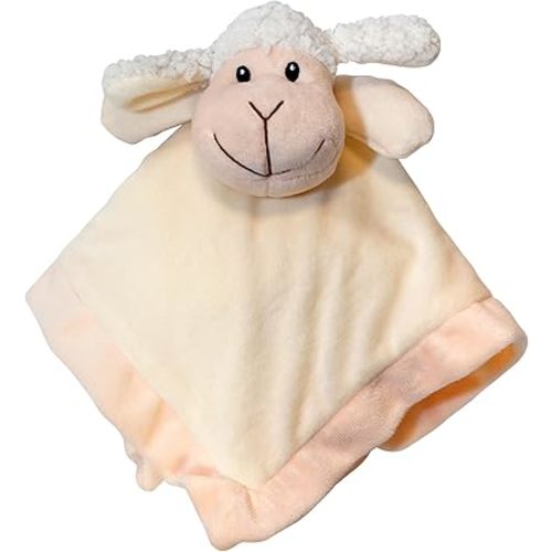 Sheep Security Blanket: Soft, Gender Neutral Baby Loveys for Boys and Girls, Snuggle Toy Stuffed Animal, 12 Inch