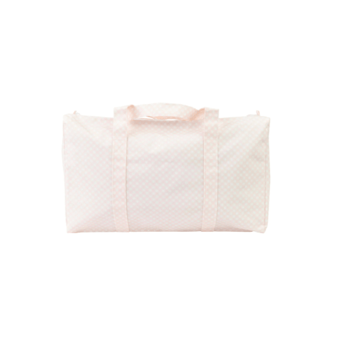 The Duffle Bag, Pink Gingham - Mini Macarons Boutique