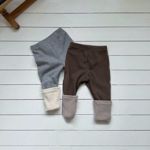 Baby Warm Sock Leggings (0-24m) - 2 Colors | AT NOON STORE