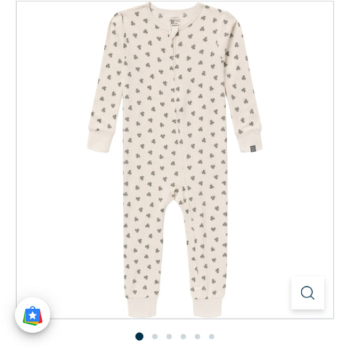 Baby & Toddler Neutral Beige Shamrock Snug Fitting Footless Pajamas – Gerber Childrenswear