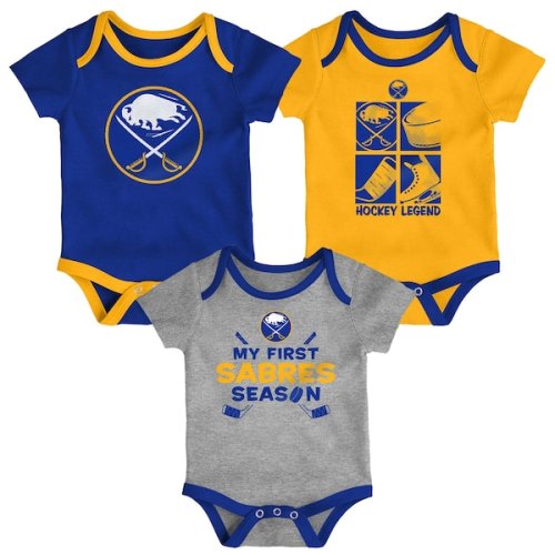 Buffalo Sabres Newborn & Infant Legend Three-Piece Bodysuit Set