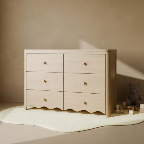 Storkcraft Casablanca 6 Drawer Nursery Dresser, Driftwood