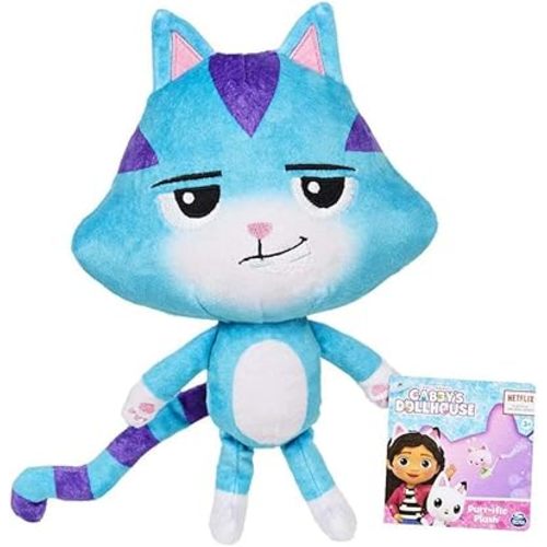 Gabby's Dollhouse, 8-inch Pandy Paws Purr-ific Plush Toy, Kids Toys for Ages 3 and up