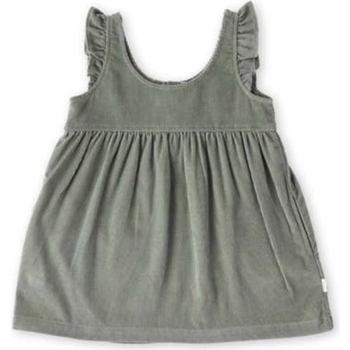 Organic Cotton Corduroy Pinafore Dress