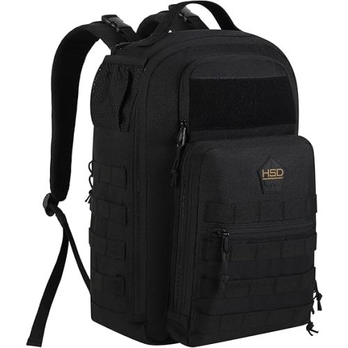HighSpeedDaddy - Baby Diaper Backpack, Military-Grade, Waterproof, Compact Baby Travel Bag w/Stroller Straps & Tablet Sleeve