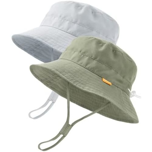 FURTALK Baby Sun Hat Toddler Boys Girls Bucket Hat for Kids 0-5 Years UPF 50+ Sun Protective Child Summer Beach Hats
