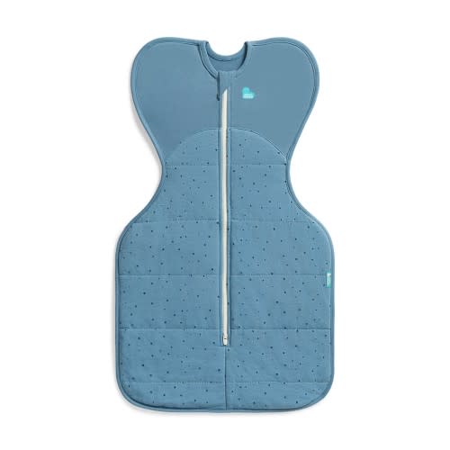 Swaddle Up™ 2.5 TOG Cotton Storm Blue Pebbles
