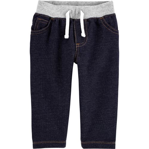 Pull-On Denim Pants - Blue - 6M