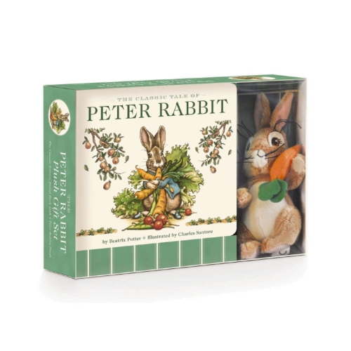 Beatrix Potter, Peter Rabbit Plush Gift Set, Includes Classic Board Book and Plush Toy