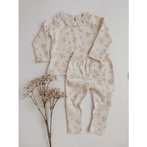 Ayanna Floral Collared Set – Three Peas