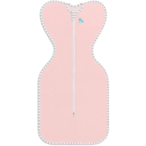 Love to Dream Swaddle UP, Baby Sleep Sack, Self-Soothing Swaddles for Newborns, Improves Sleep, Snug Fit Helps Calm Startle Reflex, New Born Essentials for Baby, 1.0 TOG, 5-8.5 lbs, Pink