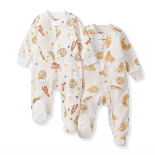 Eggs & Coffee Organic Sleep & Play 2 Pack – Burt's Bees Baby