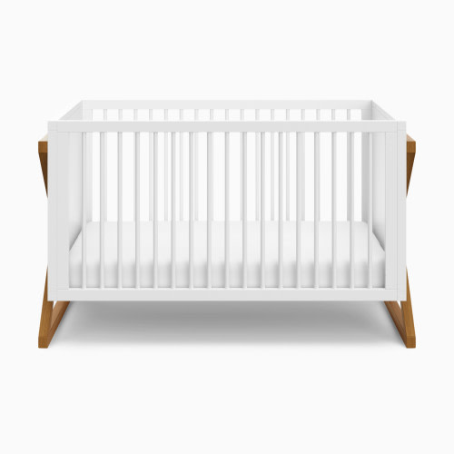 Equinox 3-in-1 Convertible Crib - White/Vintage Driftwood