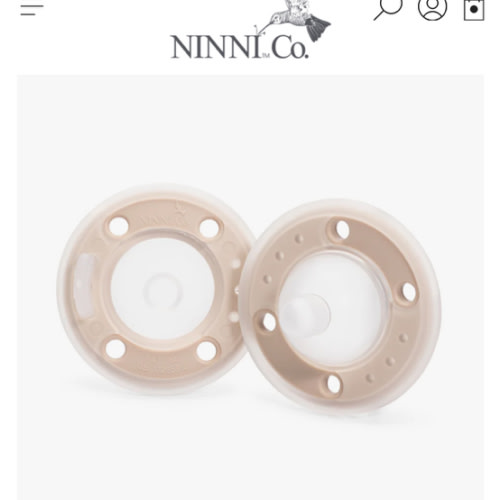 Ninni Pacifier Oatmeal 2 Pack