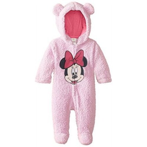Disney Baby Baby-Girls Minnie Mouse Hooded Pram, Pink, 6 Months