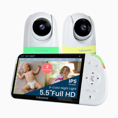 Babysense MaxView Pro 1080p Full HD Split-Screen Baby Monitor - 2 Cameras
