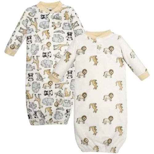 Hudson Baby Unisex Baby Fleece Gowns