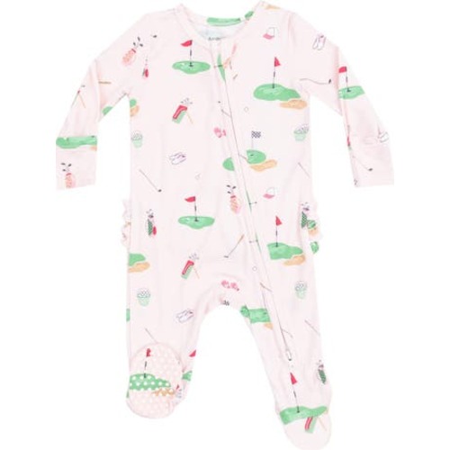 Angel Dear® | Golf Print Zip Footie