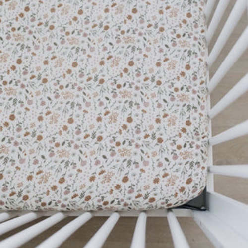 Meadow Floral Muslin Crib Sheet - Tenth & Pine - - Mebie Baby