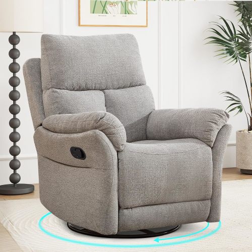 Rocker Recliner Chair Nursery Manual Fabric Small Rocking Recliner