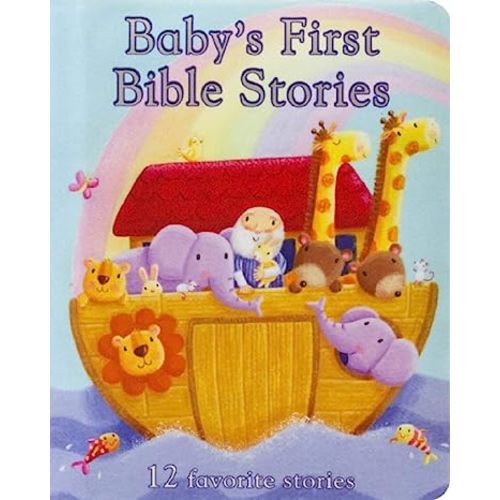 Baby's First Bible Stories Padded Board Book - Gift for Easter, Christmas, Communions, Newborns, Birthdays, Beginner Bible