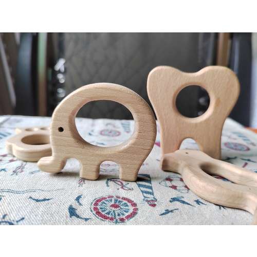 wooden teether, beech wood teether, baby teething gift, baby teether toy, teething toy, assorted, choose your like