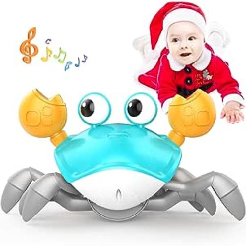Amazon.com: Crawling Crab Baby Toys Infant - Tummy Time Toy Gifts for 3 4 5 6 7 8 9 10 11 12 Boy Girl with Learning Crawl System Music for 0-6 6-12 12-18 36 Months Walking Toddler Birthday Gift(Green) : Toys & Games