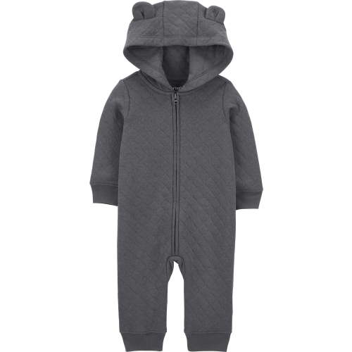 Carter's Child of Mine Baby Unisex Hooded Jumpsuit, One-Piece, Sizes 0/3-24 Months