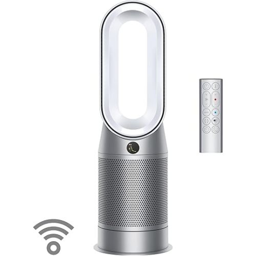 Dyson Purifier Hot+Cool™ HP07 Air Purifier, Heater, and Fan - White/Silver, Large