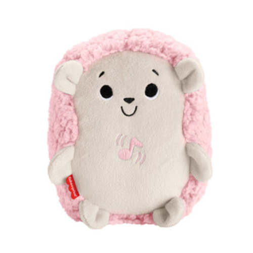 Fisher-Price Calming Vibes Hedgehog Soother, Pink Plush Sound Machine