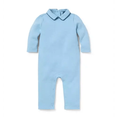 Baby Cloudy Blue Baby Quilted One-Piece by Janie and Jack