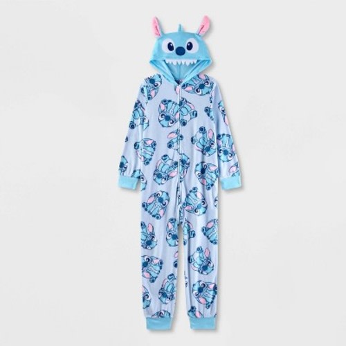 Girls' Lilo & Stitch Union Suit - Blue, Size: S