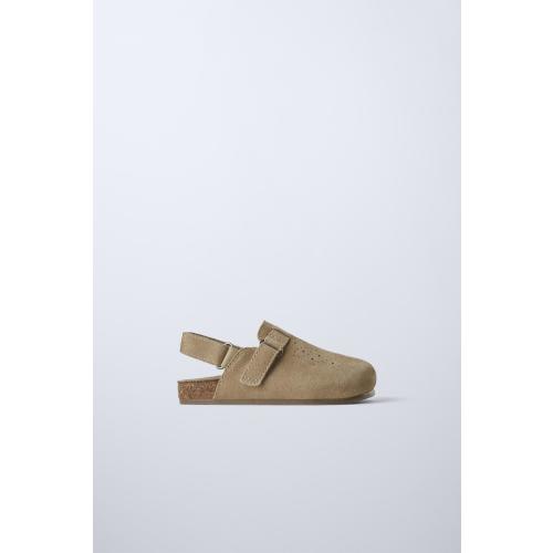 LEATHER CLOGS - Sandy Brown | ZARA United States