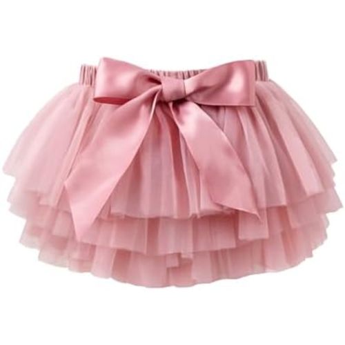 6M-3T Infant Baby Girl Tutu Skirt Toddler Girls Solid Color Tulle Skirts Birthday Outfits with Headband