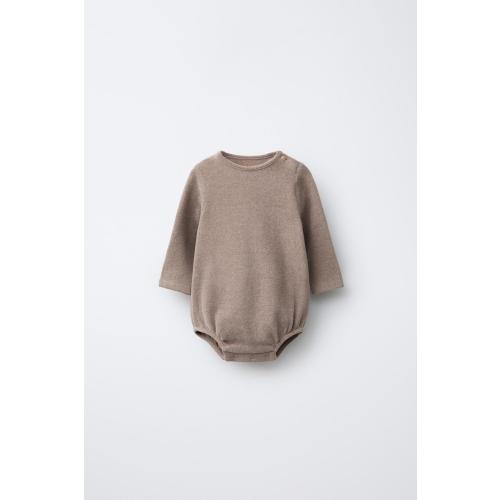 1-3 months | BODYSUIT - taupe brown | ZARA United States